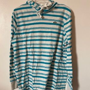 american rag lightweight shirt hoodie - L